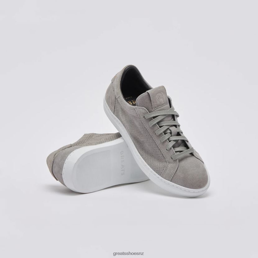 GREATS Grey The Reign Shoes ZXBPJD158