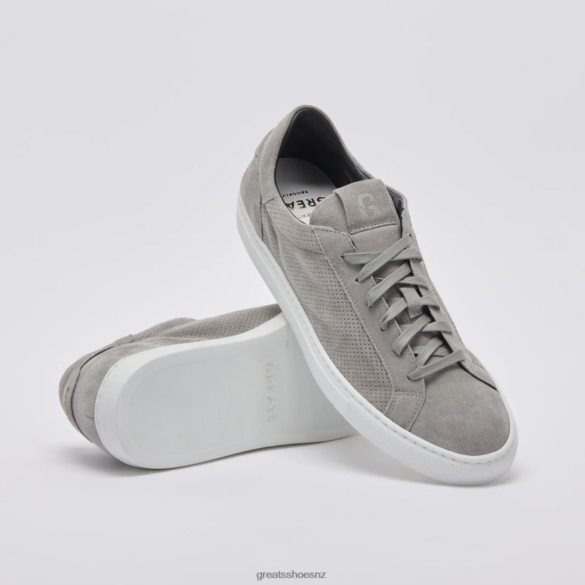 GREATS Grey The Reign Shoes ZXBPJD28