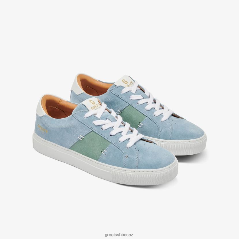 GREATS Light Blue The Royale 2.0 Shoes ZXBPJD123