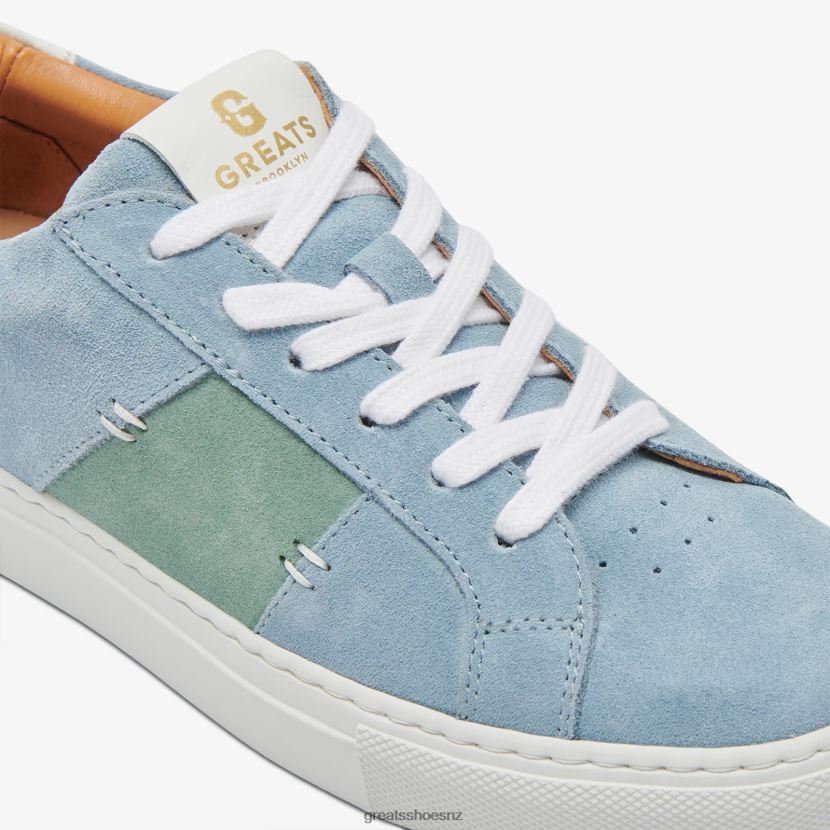 GREATS Light Blue The Royale 2.0 Shoes ZXBPJD123