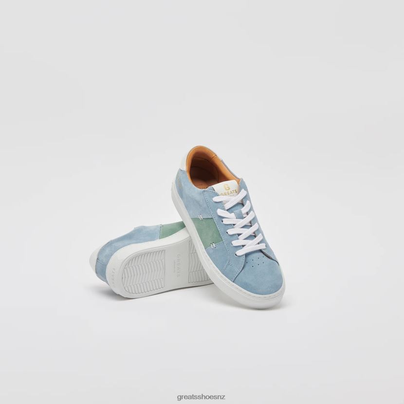 GREATS Light Blue The Royale 2.0 Shoes ZXBPJD123