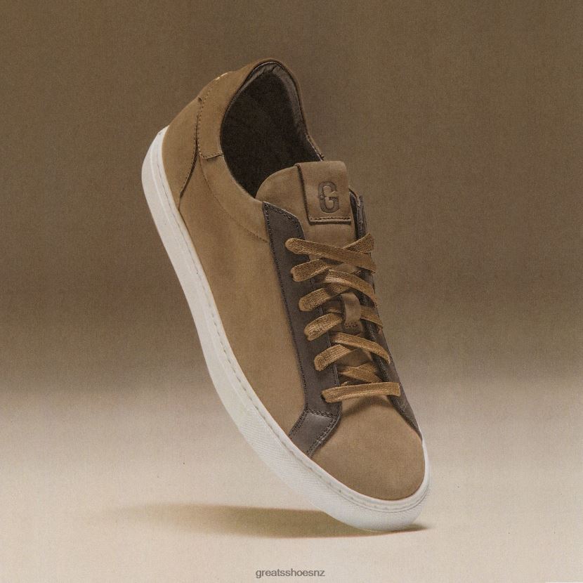 GREATS Mocha Black The Reign Shoes ZXBPJD49