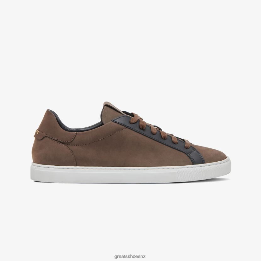 GREATS Mocha Black The Reign Shoes ZXBPJD49