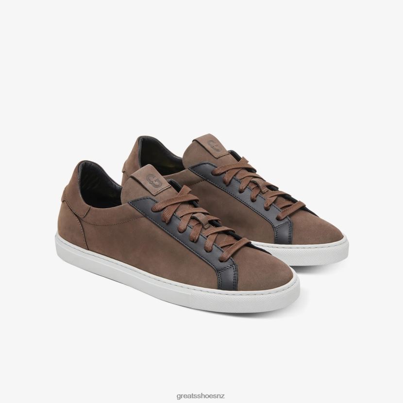 GREATS Mocha Black The Reign Shoes ZXBPJD49