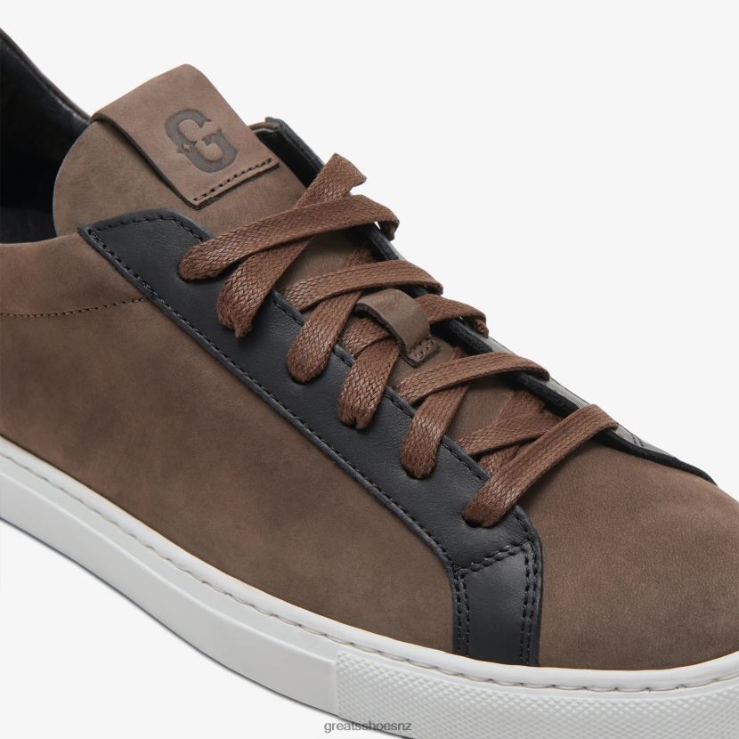 GREATS Mocha Black The Reign Shoes ZXBPJD49