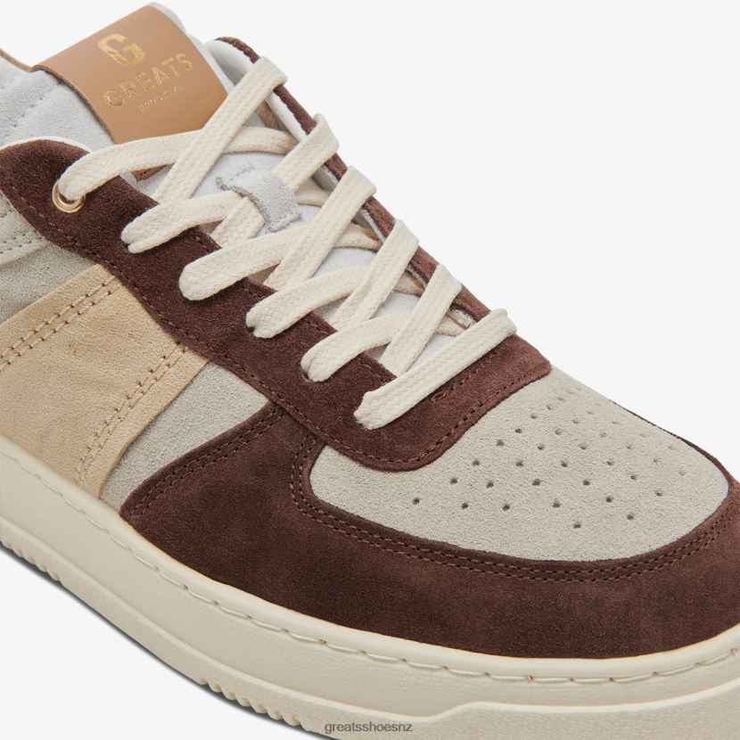 GREATS Mocha The St. James Low Shoes ZXBPJD40