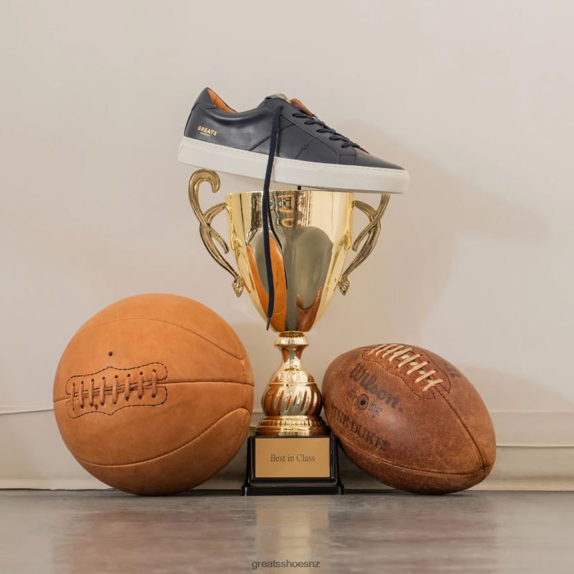 GREATS Navy The Royale 2.0 Shoes ZXBPJD12