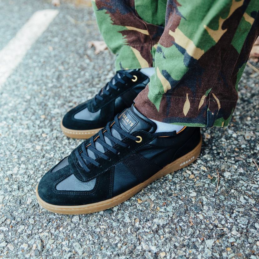 GREATS Nero Gum The GAT Sneaker Shoes ZXBPJD36
