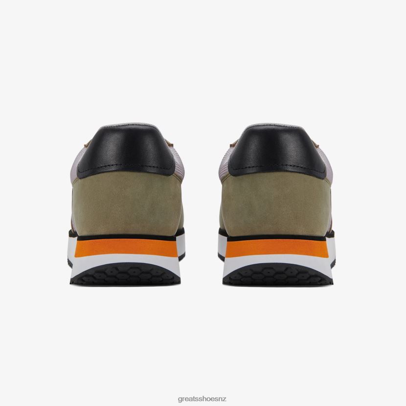 GREATS Olive Multi The McCarren Shoes ZXBPJD62