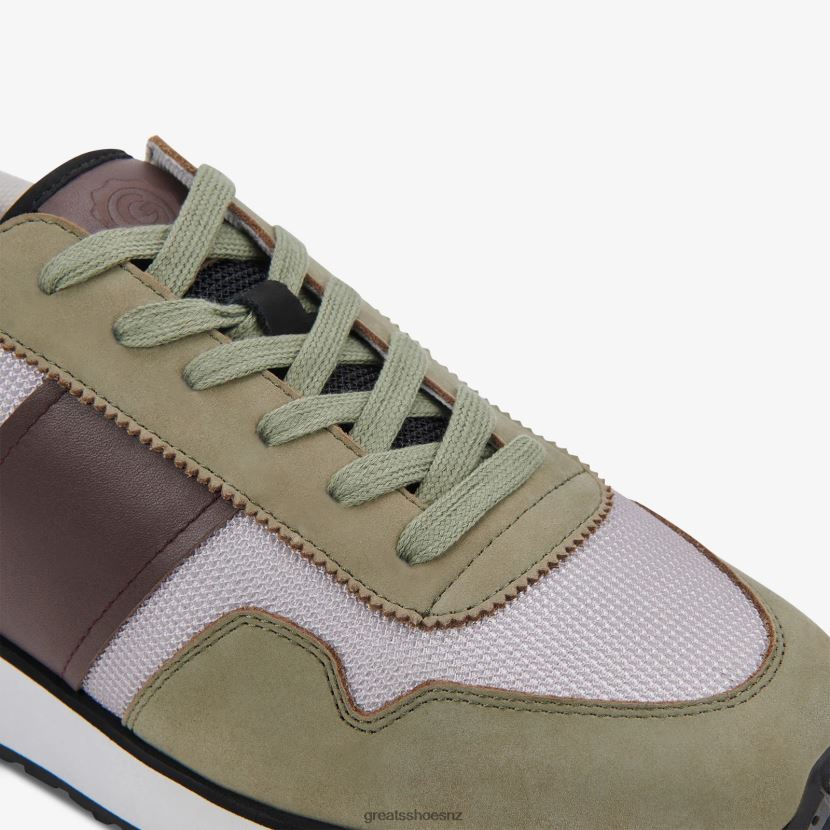 GREATS Olive Multi The McCarren Shoes ZXBPJD62