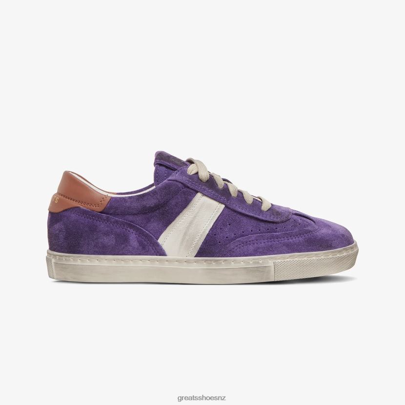 GREATS Purple Multi The Charlie Distressed Shoes ZXBPJD142