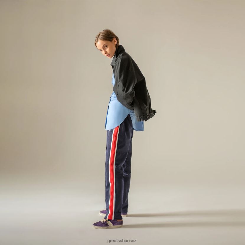 GREATS Purple Multi The Charlie Distressed Shoes ZXBPJD142