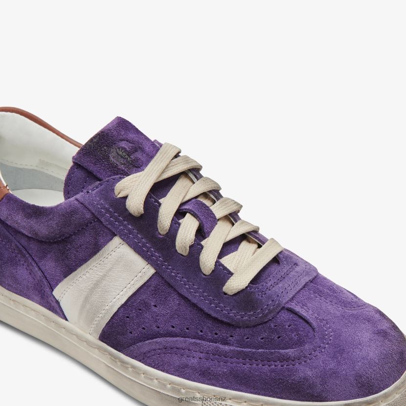 GREATS Purple Multi The Charlie Distressed Shoes ZXBPJD142