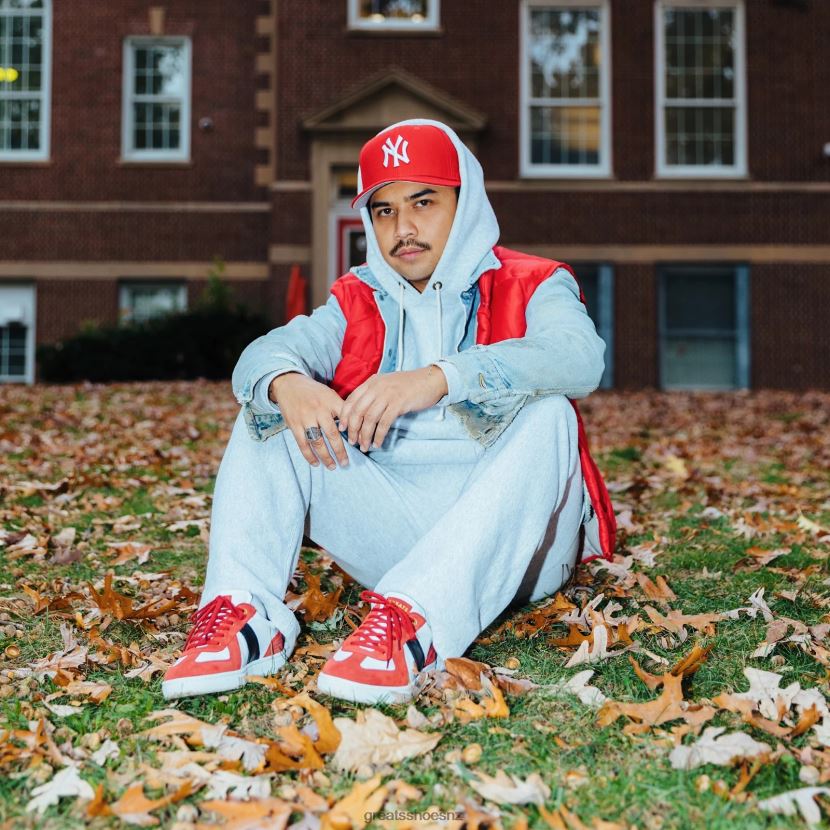 GREATS Red The GAT Sneaker Shoes ZXBPJD23