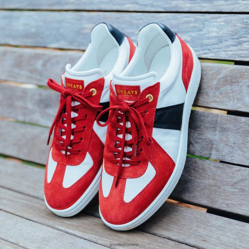 GREATS Red The GAT Sneaker Shoes ZXBPJD23
