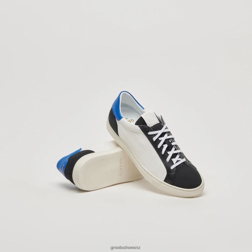 GREATS Retro Blue Black The Reign Shoes ZXBPJD29