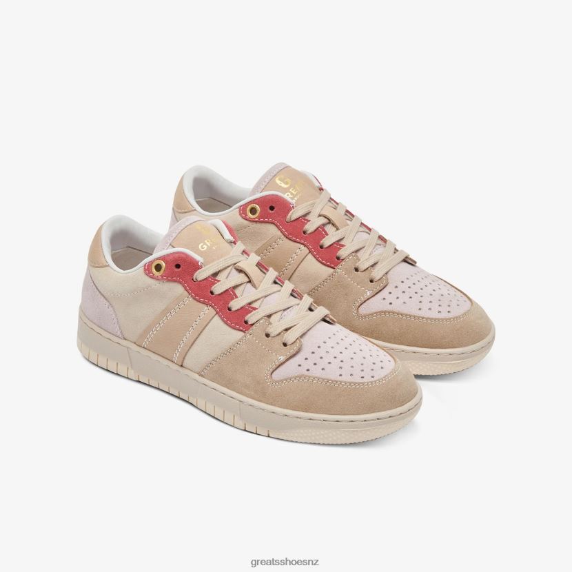 GREATS Sand Multi The JMZ Court Shoes ZXBPJD149