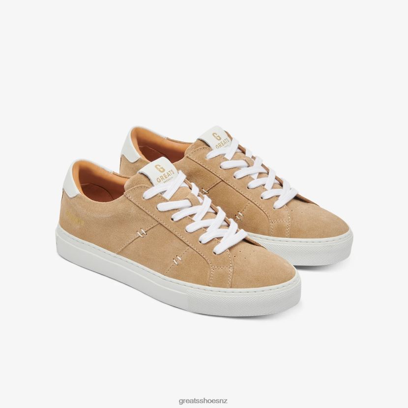 GREATS Tan The Royale 2.0 Shoes ZXBPJD126