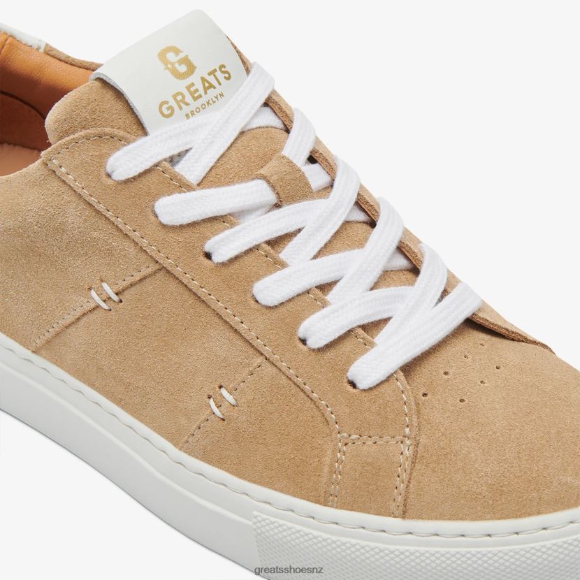 GREATS Tan The Royale 2.0 Shoes ZXBPJD126