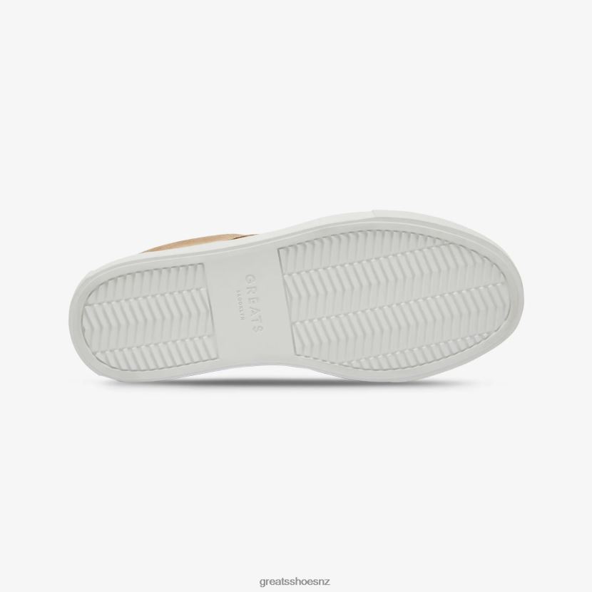 GREATS Tan The Royale 2.0 Shoes ZXBPJD126