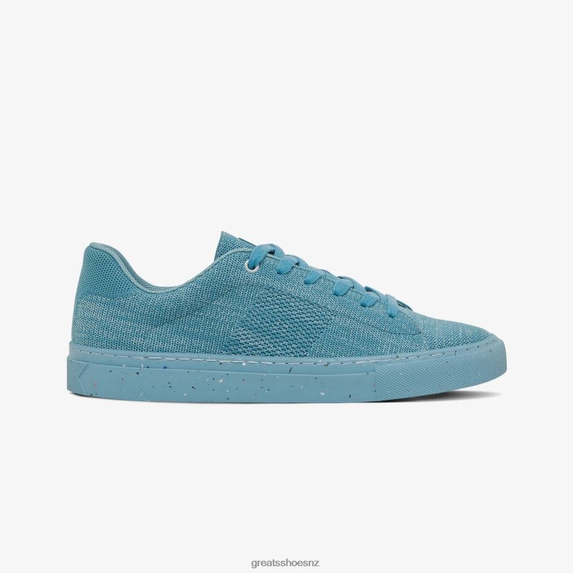 GREATS Tonal Blue The Royale Knit Shoes ZXBPJD54