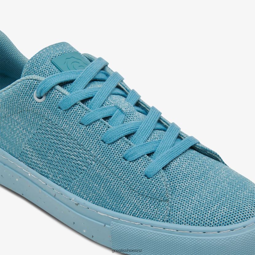 GREATS Tonal Blue The Royale Knit Shoes ZXBPJD54