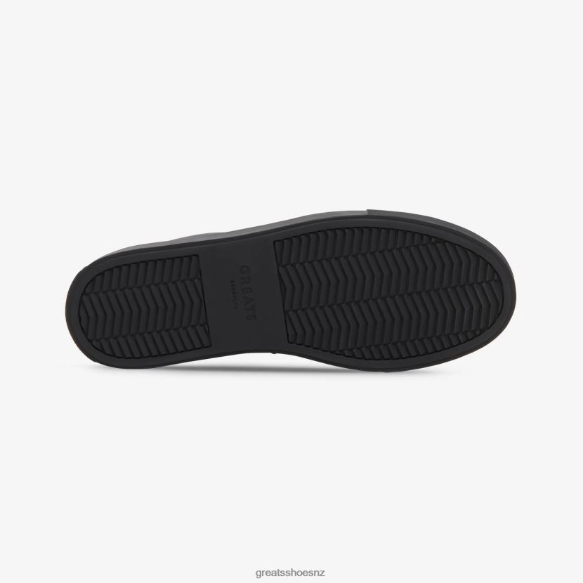 GREATS Triple Black The Royale 2.0 Shoes ZXBPJD16