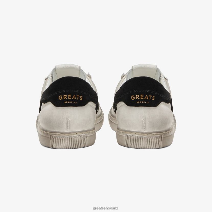 GREATS White Black The Charlie Distressed Shoes ZXBPJD139