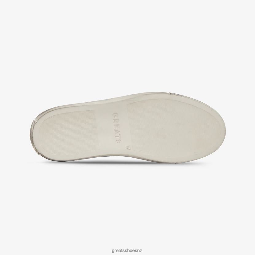 GREATS White Black The Charlie Distressed Shoes ZXBPJD139