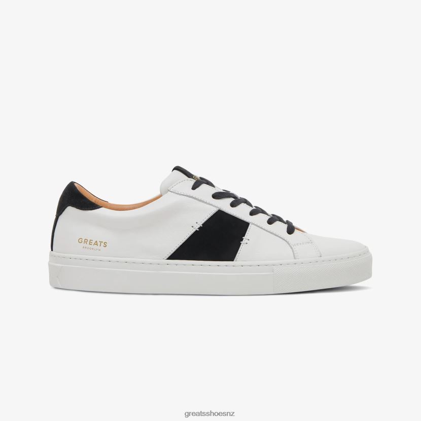 GREATS White Black The Royale 2.0 Shoes ZXBPJD17