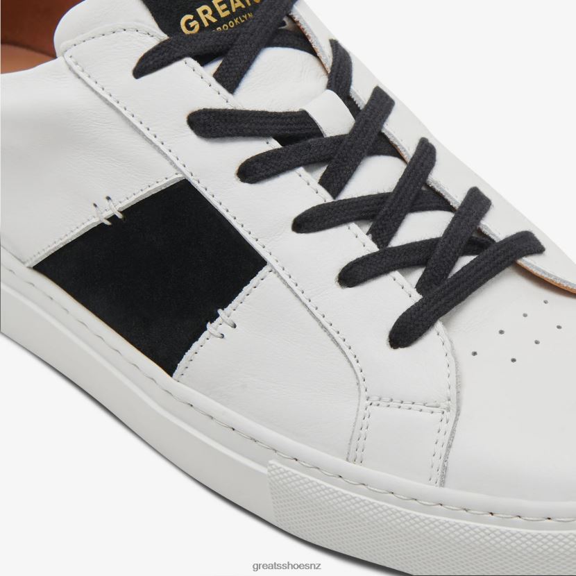 GREATS White Black The Royale 2.0 Shoes ZXBPJD17