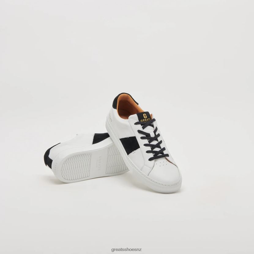 GREATS White Black The Royale 2.0 Shoes ZXBPJD17