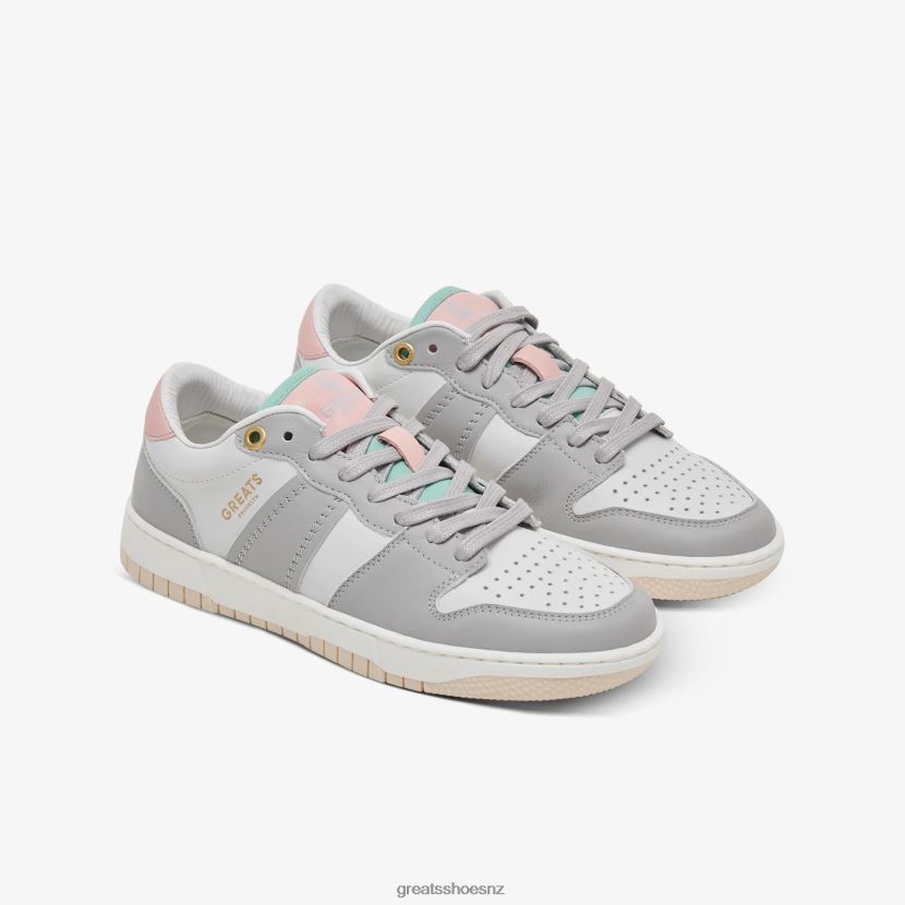 GREATS White Grey The JMZ Court Shoes ZXBPJD148