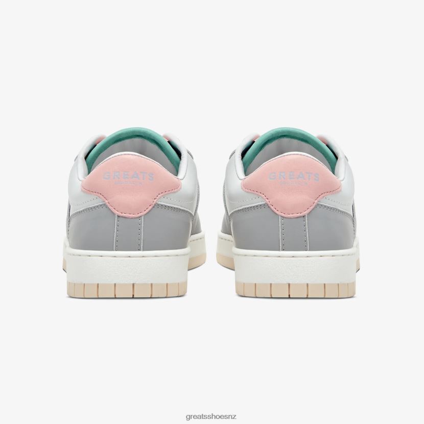 GREATS White Grey The JMZ Court Shoes ZXBPJD148