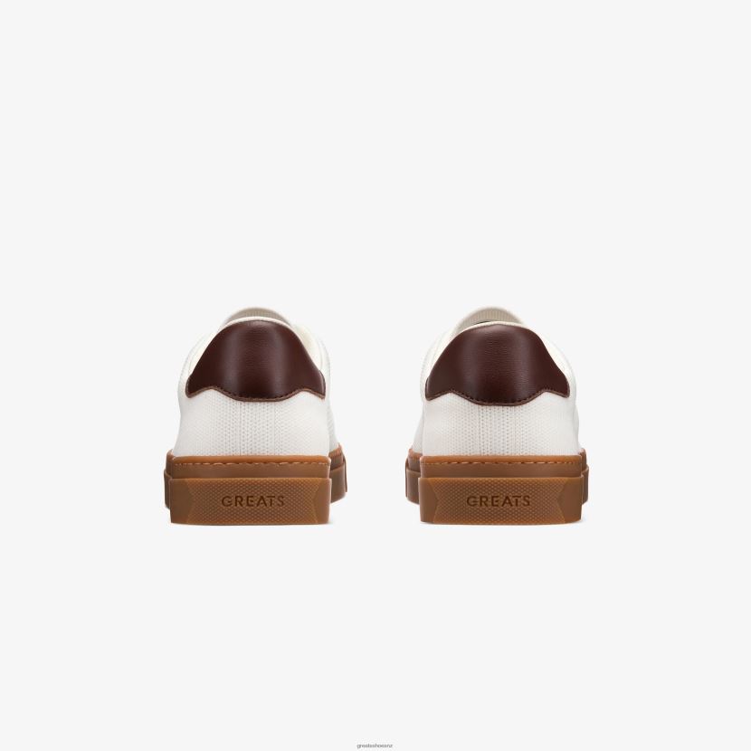 GREATS White Gum The Royale Knit Shoes ZXBPJD55