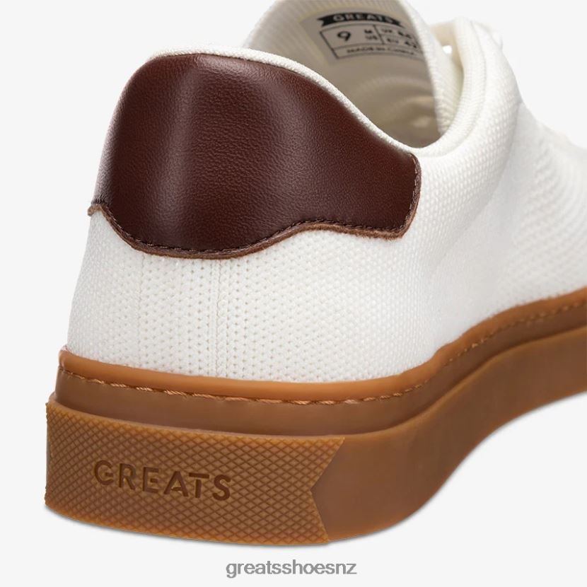GREATS White Gum The Royale Knit Shoes ZXBPJD55